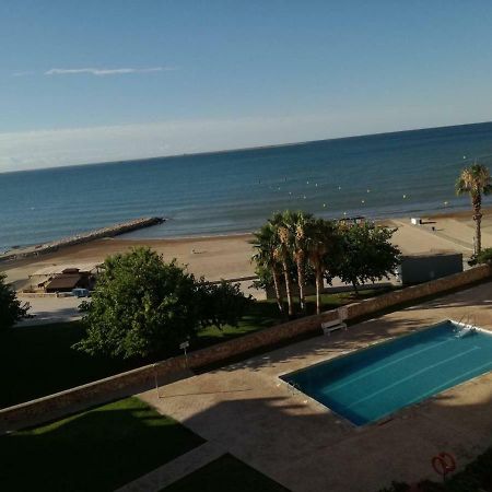 Atico Primer Linea De Mar Con Piscina En Ebrehogar Sant Carlos de la Ràpita Eksteriør billede