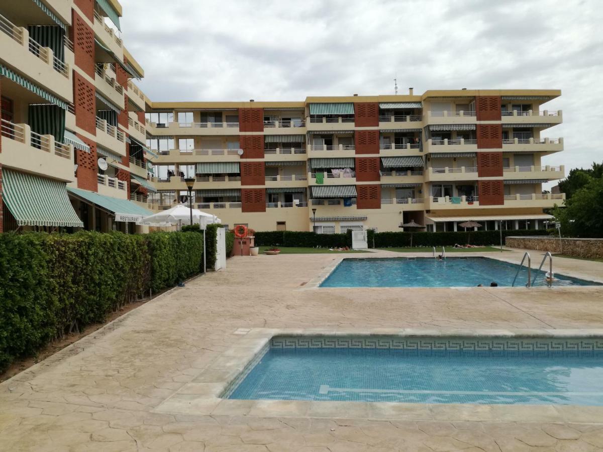 Atico Primer Linea De Mar Con Piscina En Ebrehogar Sant Carlos de la Ràpita Eksteriør billede